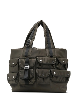 sacai pocket tote bag - Green