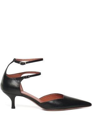 Giuliano Galiano 30mm double-strap pointed pumps - Black