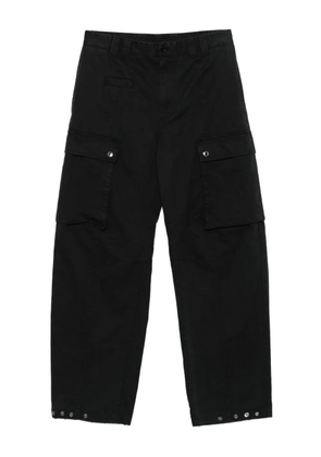 Dolce & Gabbana cargo-pocket button-fastening trousers - Black