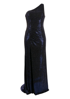 Blanca Vita one-shoulder gown - Blue