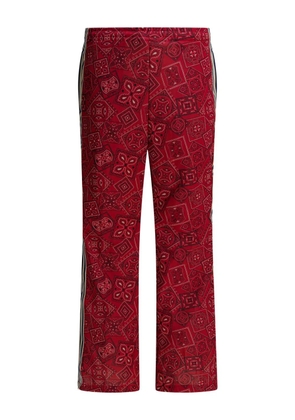 KAPITAL striped patterned trousers - Red