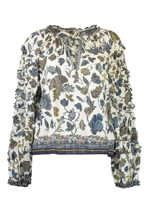 Ulla Johnson Azrou floral-print blouse - Neutrals
