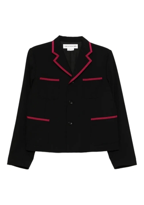 Comme Des Garçons Girl wool blazer - Black
