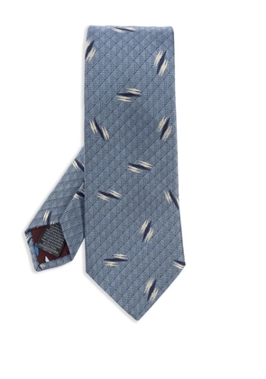 Paul Smith Retro-pattern tie - Blue