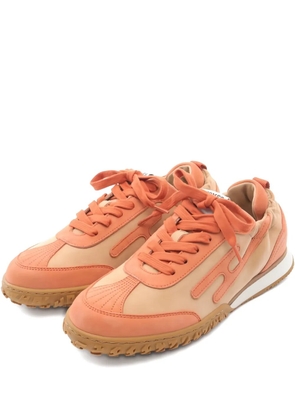 Hermès Pre-Owned 2020s Jet suede panelled sneakers - Neutrals