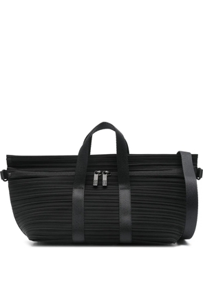 Pleats Please Issey Miyake Boston pleated satchel - Black