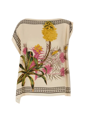 Blumarine printed top - Neutrals