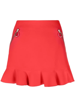 DSQUARED2 zip-detail ruffled mini skirt