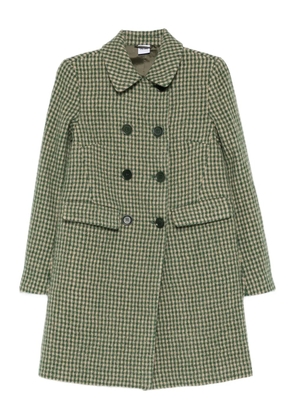 ASPESI double-breasted check coat - Green