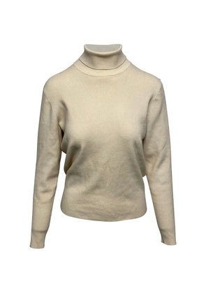 Victoria Beckham button-embellishments turtleneck sweater - Neutrals