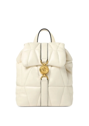 Versace Kleio quilted drawstring backpack - Neutrals