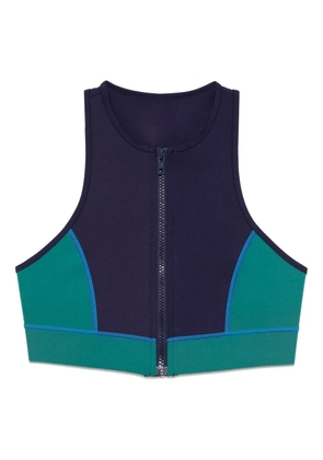 Duskii neoprene high-neck surf top - Blue