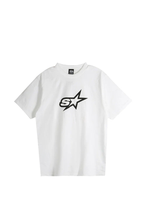 Stüssy star-motif T-shirt - White