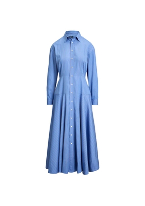 Polo Ralph Lauren pinstripe midi dress - Blue