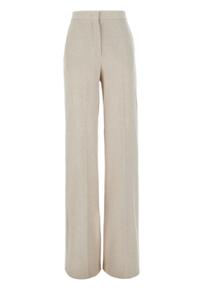 Max Mara cotton tailored trousers - Neutrals