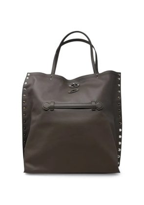 Zanellato medium A'spasso® studded shoulder bag - Brown