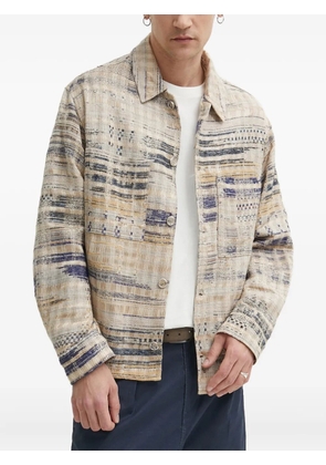 IRO Oliver button-up patterned jacket - Neutrals