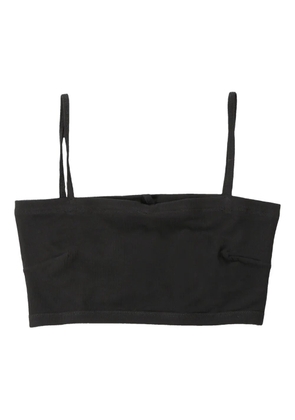 Baserange square-neck crop top - Black