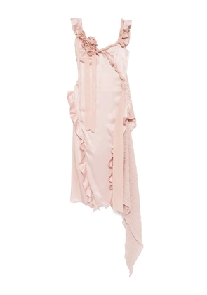 Rokh gathered detail dress - Pink