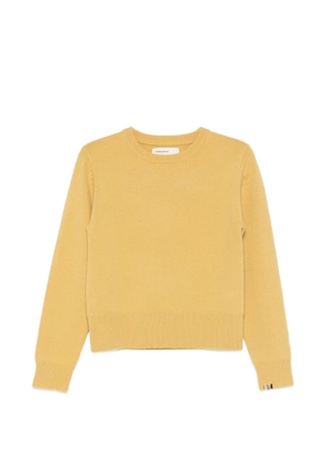 extreme cashmere Nº430 Jeanne crew-neck sweater - Yellow