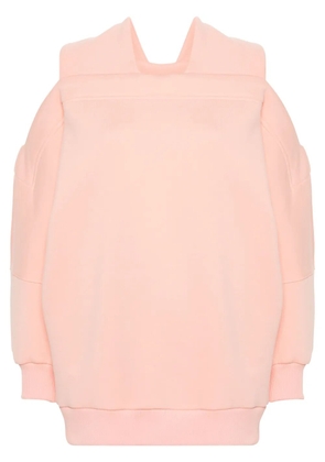 Ioana Ciolacu Sushi cold-shoulder sweatshirt - Pink