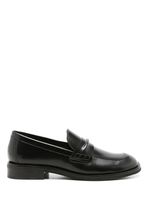 Sarah Chofakian Eliza leather loafers - Black
