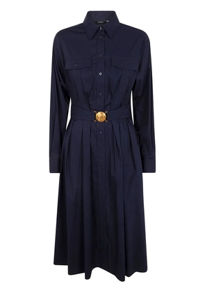 Lauren Ralph Lauren shirt midi dress - Blue