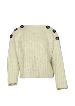 Isabel Marant Vintage button-detail oversized sweater - Neutrals