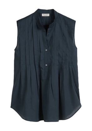 Marc O'Polo pleated sleeveless blouse - Blue