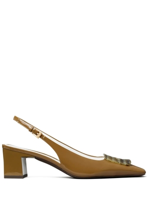 Tory Burch 55mm Georgia slingback pumps - Neutrals