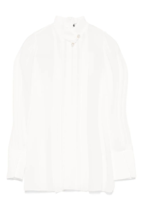 NISSA appliqué-detail blouse - White