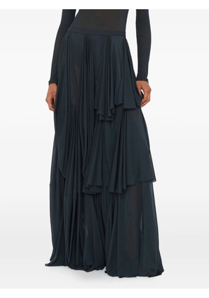 Christopher Esber Solea ruffled maxi skirt - Grey