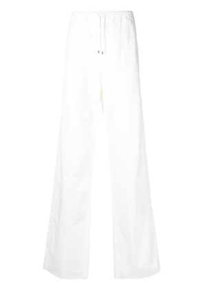 Valentino Garavani straight-leg drawstring trousers - White
