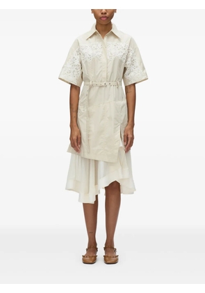 3.1 Phillip Lim asymmetric poplin dress - White