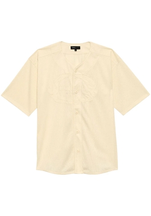 Purple Brand Crest Baseball cotton shirt - Neutrals