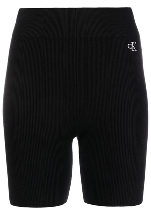 Calvin Klein Jeans knitted cycling shorts - BEH CK BLACK