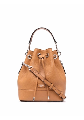 Lancel leather bucket bag - Neutrals