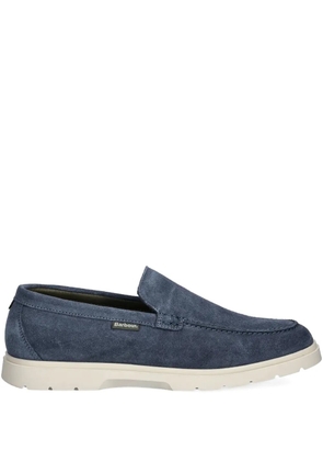 Barbour Carty suede slip-on loafers - Blue