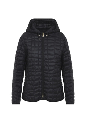 Moncler quilted hooded coat - Black
