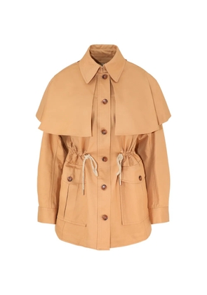 Ulla Johnson Devon cape-detail trench coat - Neutrals