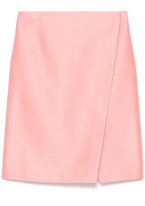Philosophy Di Lorenzo Serafini satin wrap mini skirt - Pink