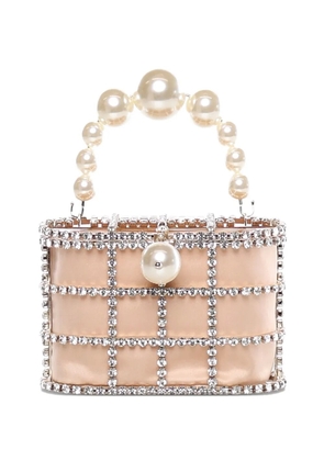 Rosantica crystal faux-pearl mini bag - Neutrals