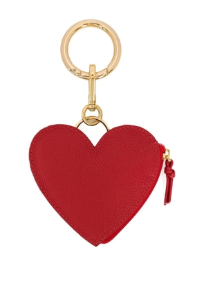 Sarah Chofakian heart-charm keyring - Red