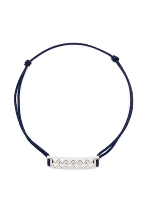 Le Gramme buff-top pyramid-guilloché bracelet - Blue