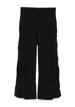 SONGZIO shirring flare pants - Black