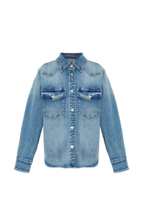 Gestuz buttoned pocketed denim jacket - Blue
