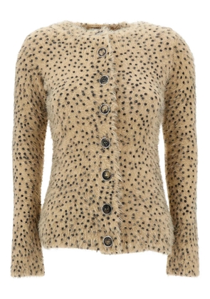 Rabanne button dotted cardigan - Neutrals