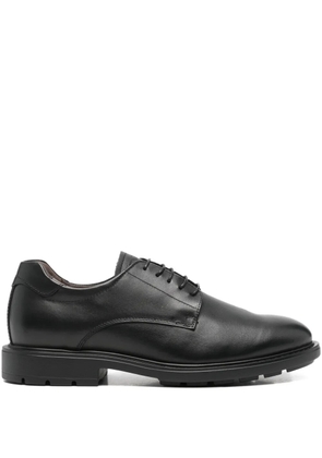 NERO GIARDINI lace-up leather derby shoes - Black