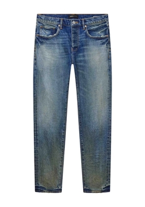 Purple Brand cracked skinny jeans - Blue