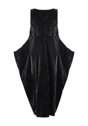 Maria Calderara rubberised midi dress - Black